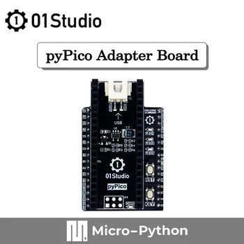 01Studio pyPico Adapteris Valdes Compatiable ar Aveņu Pi Pico MicroPython RP2040 Adapteris Valde