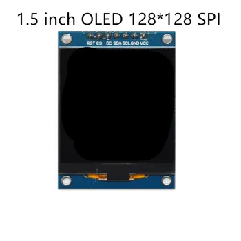 1.5 Collu OLED Ekrāns 7 pins 128x128 SH1107 Vadītāja SPI