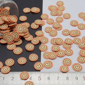 100g/daudz Polimēra Māla Roll Kūka Sprinkles Jauki konfeti Amatniecības Pieņemšanas, DIY