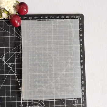 3D Sienas Flīzes Spiedums Mapes Dizains, DIY Papīra Griešanas Mirst Scrapbooking Karšu Pieņemšanas Plastmasas Loksnes Izmērs 10.5*14.5 cm