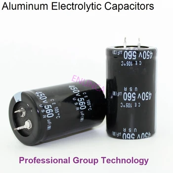4gab EC222 Labas kvalitātes 450v560uf Radial DIP Alumīnija Elektrolītisko Kondensatoru 450v 560uf Tolerance 20% izmērs 35x50MM 20%