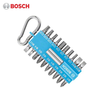 Bosch 2607002822 Bosch 21 Gabals Skrūvgriezi Zilo Kopu Ar Universālo Turētāju,Āķi Un Cilpas,Bezvadu Screwdrive