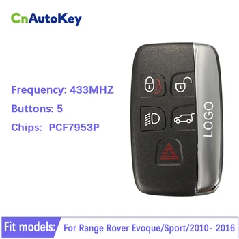 CN004003 Pēcpārdošanas Tālvadības Smart Control Auto Fob Atslēga Range Rover Evoque Sport 2010. - 2016. gadam, PCF7953P Čipu 5 Pogas 433Mhz