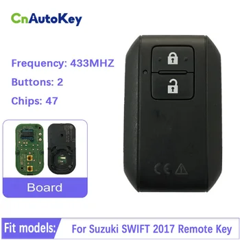 CN048007 Oriģināls, 2 Pogas, Atslēgu Piekariņu Patiesu Suzuki SWIFT 2017 Tālvadības Atslēga Ar 315/434 Mhz 47 chip