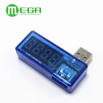Digitālā USB Mobilo Jauda lādēšanas strāvas sprieguma Testeris Metru Mini USB lādētāju, ārsts voltmetrs ammeter