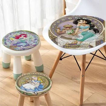 Disney Cartoon Princese Rapunzel Tangled Mazā Nāriņa Mūsdienu Dīvāns Mat Ēdamistaba Galda Krēslu Spilveni Izkārnījumos Sēdekļa Mat