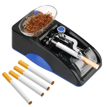Elektriskie Automātiskie Cigarešu Rullēšanas Mašīnu DIY Smēķēšanas Aksesuāri ES MUMS Plug Tabakas Rullīšu Smēķēšanas Rīku, Inžektors Maker
