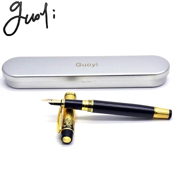 Guoyi K901 Luksusa Tintes Tintes Pildspalva 0.5 mm Metāla High-End Office Biznesa Dāvanas, Masu Pielāgošana Logo Pildspalvu, Paraksts