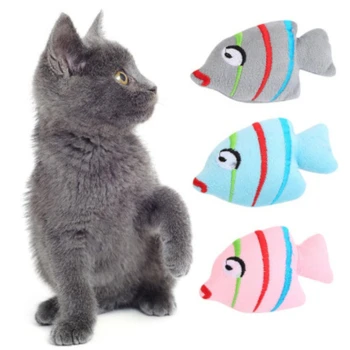 Kaķu Rotaļlieta Catnip Mazo Zivju, Trīs-krāsa pēc Izvēles Plīša Rotaļlietas Interaktīvas Pet Piegādēm Kawaii Zivju Mazo Catmint Spilvens Pet Rotaļlietas 1GB