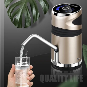 Mājas Sīkrīkus Ūdens Pudeli Sūknis Mini Čaulu Ūdens Elektriskais Sūknis, USB Maksas, Automātiskā Portatīvo Ūdens Padeves Dzērienu Dozators