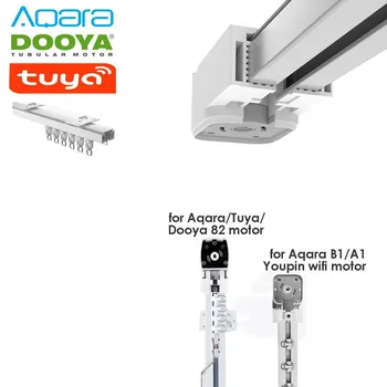 Super Kluss Elektriskā Aizkaru sliedes Aqara/Aqara B1/A1/Tuya Motor/Dooya 82 Motor/,youpin wifi motors,bezmaksas Kuģis