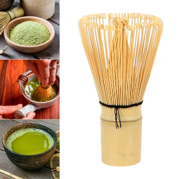 Virtuves Piederumi Ceremonija Japāņu Bambusa Chasen Teaware 100 Matcha Zaļās Tējas Pulveris Noslaucīt Tējas Suku Tējas Rīks
