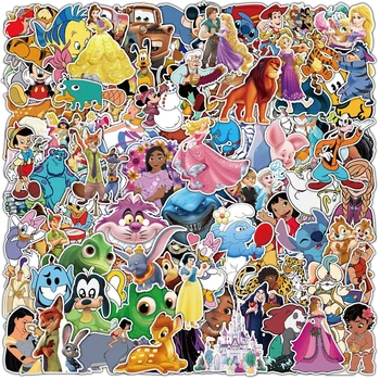 10/30/50/100GAB Disney Samaisa Cute Karikatūra Mickey Mouse Dūriens Uzlīmes Estētisko Klēpjdatoru Skeitborda Tālrunis Automašīnu Anime Uzlīmes, Mazulis, Rotaļu