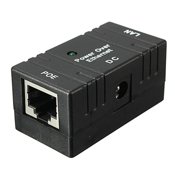 10M/100Mbp Passive POE Power Over Ethernet RJ-45 Inžektora Sadalītāja Wall Mount Adapter CCTV kameras IP Kameras Tīkla