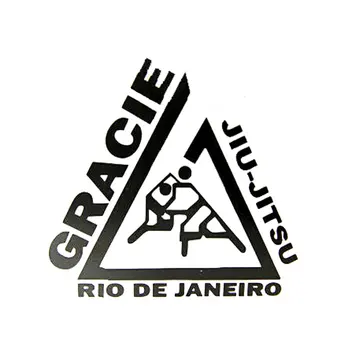 11,5 cm*11cm Personalizētu Radošo Džiu Džitsu GRACIE Rio De Janeiro Vinila Smieklīgi, Logu Uzlīmes, C5-0547