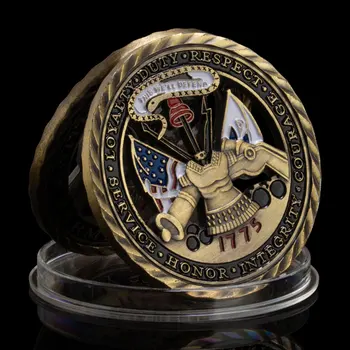 1775 asv Armijas Piemiņas Monētu Šo Mēs Aizstāvēt ASV Armijas Pamatvērtības Kolekcionējamus Bronzas Monētas, Monētu Izaicinājums