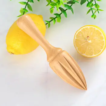 1pc Ten-stūra Formas Koka Citronu Squeezer Puses Nospiediet Rokasgrāmata Spiede Augļiem, Apelsīnu Citrus Sulu Nosūcējs Reamers Virtuves Produkti