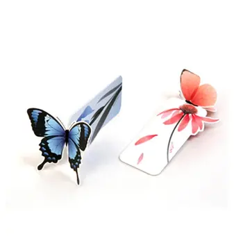 2GAB Ziedu Drukāt Grāmatzīme Kancelejas Mini Papīra 3D Stereo Tauriņš Grāmatzīmes Meitenēm, Sievietēm, Dāvanas, Grāmatas Zīmes Izlases Krāsa