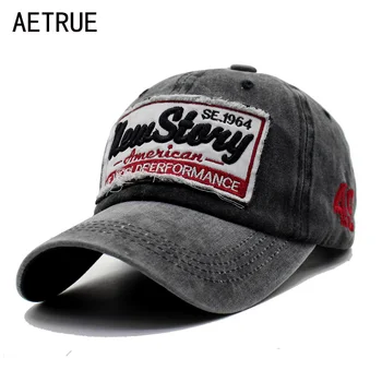 AETRUE Vīriešiem Snapback Casquette Sieviešu Beisbola cepure Tētis Zīmola Kaulu Cepures Vīriešiem Hip hop Gorra Modes Izšūti Vintage Cepures Cepure