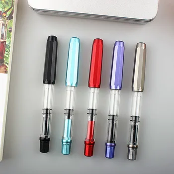 augstas kvalitātes virzuļa 88 Fountain Pen Lielu jaudu modes classic Caurspīdīgu Krāsu tintes Kancelejas, Biroja, skolas piederumi pildspalvas