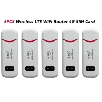 Bezvadu LTE, WiFi Rūteris, 4G SIM Kartes Portatīvie 150Mbps USB Modema Kabatas Hotspot Dongle Mobilo Platjoslas Mājas WiFi Pārklājums