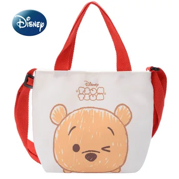 Disney Mickey Jauns Bērnu Somā Luksusa Zīmolu Bērnu Plecu Messenger Bag Cute Karikatūra Audekls Modes Meiteņu Somas
