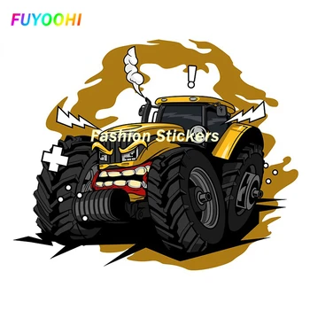 FUYOOHI Spēlēt Uzlīmes Traktoru Monster Saimniecību Auto Uzlīmes Sauļošanās Auto Virsbūves Klēpjdatoru Sienas Decal Personības JDM Apdare