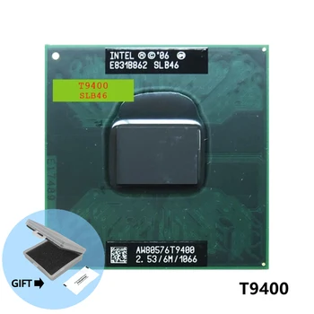 Intel Core 2 Duo T9400 SLB46 SLAYY 2.5 GHz Dual-Core Dual-Diegi CPU Procesors 6M 35W PGA478
