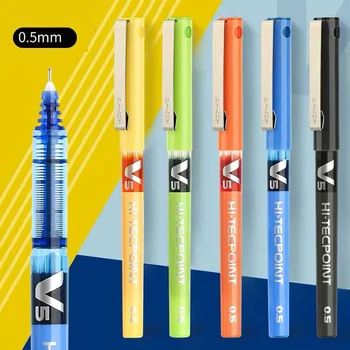 Japāņu Kancelejas 12 Krāsu Tintes Gēla Pildspalvas 0.5 mm Office Taisni Šķidruma Krāsas Pildspalvu, Paraksts ar Pildspalvu Rakstīt Cute Skolas Piederumi