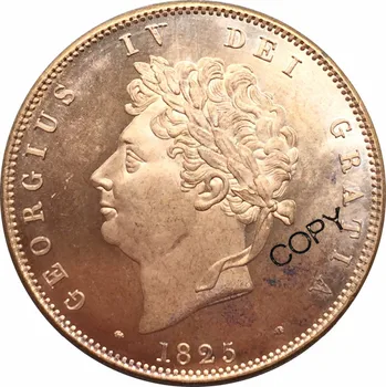 Lielbritānijā 1 Santīma Džordžs IV 1825 Sarkanā Vara Kopēt, Monētas, Jubilejas MONĒTAS
