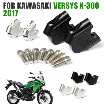 Par Kawasaki Versys X-300 VERSYS-X 300 X300 Līdz 2017. Motociklu Aksesuāri Stūres Stāvvada Līdz Muguras Kustas Turētājs Stāvvadu Mount Skava
