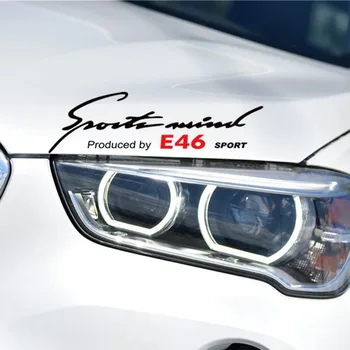 Sporta Dizains, Auto Uzlīmes Un Bildītes Par Buferi, Lampas Acis Ūdensnecaurlaidīgs Vinils Piederumi BMW E46