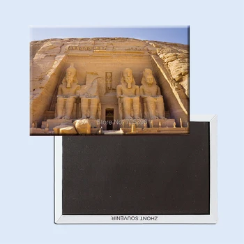 Templis Ramesses II Abu Simbel Ēģipte,Tūrisma Suvenīru Cieta, Ledusskapis Magnēti 20938
