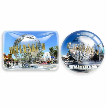 Universal Studios, losandželosā Ledusskapja Magnēts Pasaules Ceļojumu Suvenīru stikla Ledusskapis Magnētiskās Uzlīmes, Mājas Dekoru Tūrisma dāvana