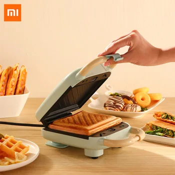 Xiaomi Sviestmaižu tosteris, Elektriskā Non-stick Vafeļu Maker Brokastis Tosteris Mašīna, Mājas Gaismas Pārtikas Vafeļu Maker Apkures Tosteris